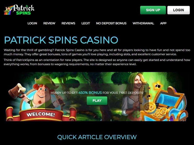 Just Got My First Spin on PatrickSpins